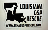 Louisiana GSP Rescue Decal