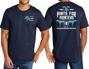 Austin Pints for Pointers Tee (Sz Med)